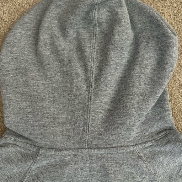 Women’s Small Champion Hoodie Sweatshirt In Gray with blue and red champion word - Picture 11 of 16